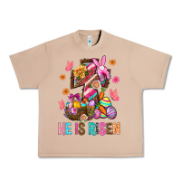 Burro He Is Risen Easter Urban Heavy Tee - BundleAndBundleShop