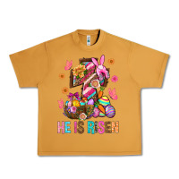 Peanut Butter He Is Risen Easter Urban Heavy Tee - BundleAndBundleShop