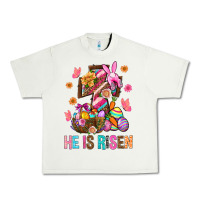 Pistachio He Is Risen Easter Urban Heavy Tee - BundleAndBundleShop