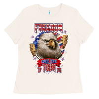 Bone freedom born free tour 1776 Ladies Tee - NancyCooperArtShop