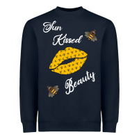 Navy Sun Kissed Beauty Heavyweight Sweatshirt - Bettercallsaul