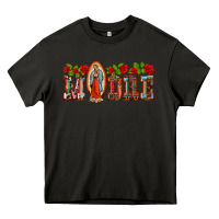 Asphalt madre lady of guadelupe Heavy Core Tee - BarkalooDesign