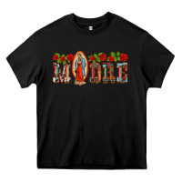 Black madre lady of guadelupe Heavy Core Tee - BarkalooDesign