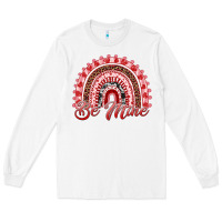 White be mine valentines day rainbow Long Sleeve Tee - RanaPortraitStore