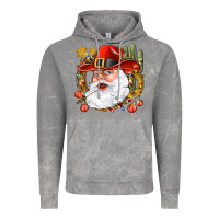 Cloud Rock Cowboy Santa Vintage Hoodie - NancyCooperArtShop