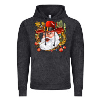 Vintage Black Cowboy Santa Vintage Hoodie - NancyCooperArtShop