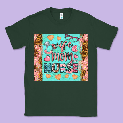 Wife Mom Nurse Tumbler Classic Tee Designed By Bundleandbundleshop