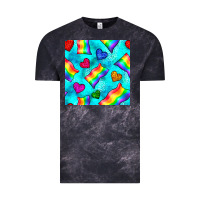 Cloud Black Pride lgbtq flags and leopard seamless pattern Vintage Tee - BundleAndBundleShop
