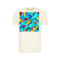 Vintage Arctic Pride lgbtq flags and leopard seamless pattern Vintage Tee - BundleAndBundleShop