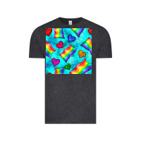 Vintage Black Pride lgbtq flags and leopard seamless pattern Vintage Tee - BundleAndBundleShop