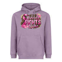 Lavender Nobody fights alone Cancer Heavyweight Hoodie - FaDigitalArtStudio