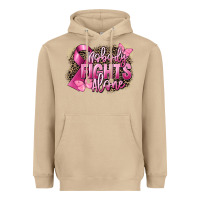Mushroom Nobody fights alone Cancer Heavyweight Hoodie - FaDigitalArtStudio