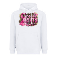 White Nobody fights alone Cancer Heavyweight Hoodie - FaDigitalArtStudio