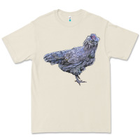Bone Ameraucana Chicken Premium Tee - LillyAllenDesigns