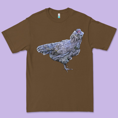 Ameraucana Chicken Premium Tee Designed By Lillyallendesigns