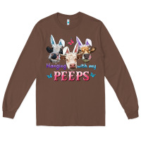 Chestnut Hanging With My Peeps Cows Long Sleeve Tee - RanaPortraitStore