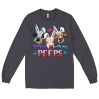 Smoke Hanging With My Peeps Cows Long Sleeve Tee - RanaPortraitStore