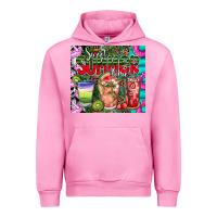 Fuchsia Pink summer time Urban Hoodie - CowhideDigitalArt