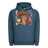 Pigment Midnight Navy summer time Urban Hoodie - CowhideDigitalArt
