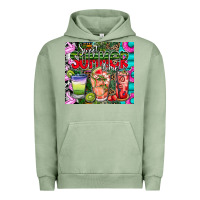 Pigment Oil Green summer time Urban Hoodie - CowhideDigitalArt
