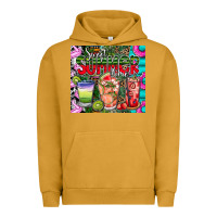 Pigment Peanut Butter summer time Urban Hoodie - CowhideDigitalArt
