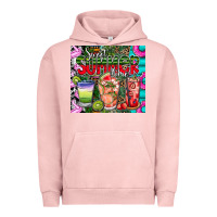 Pigment Salmon summer time Urban Hoodie - CowhideDigitalArt