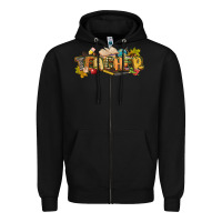 Black fall teacher Zipper Hoodie - CowGirlArtShop