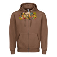 Chestnut fall teacher Zipper Hoodie - CowGirlArtShop