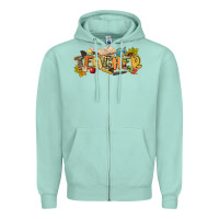 Seafoam fall teacher Zipper Hoodie - CowGirlArtShop
