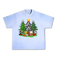 Grape Ice Christmas With Soccer Trees Urban Heavy Tee - BundleAndBundleShop