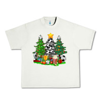 Pistachio Christmas With Soccer Trees Urban Heavy Tee - BundleAndBundleShop