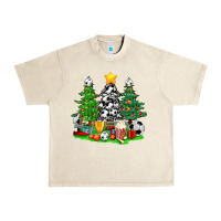 Sandshell Christmas With Soccer Trees Urban Heavy Tee - BundleAndBundleShop