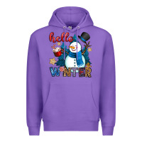 Hello Winter Premium Hoodie | Teevron