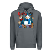 Rock hello winter Premium Hoodie - OliviaCreatesArt