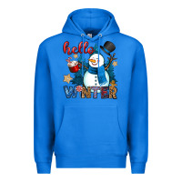 True Royal hello winter Premium Hoodie - OliviaCreatesArt