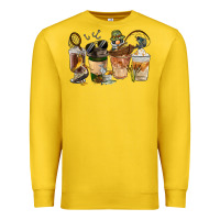 Lemon Fishing Coffee Cups Premium Sweatshirt - FaDigitalArtStudio