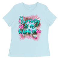 Baby Blue nursing is a work of Ladies Tee - BarkalooDesign