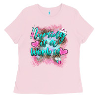 Bubblegum Pink nursing is a work of Ladies Tee - BarkalooDesign