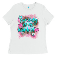 White nursing is a work of Ladies Tee - BarkalooDesign