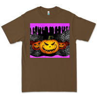 Cacao halloween jack o'lantern dripping glitter tumbler Premium Tee - Jasminsmagicworld
