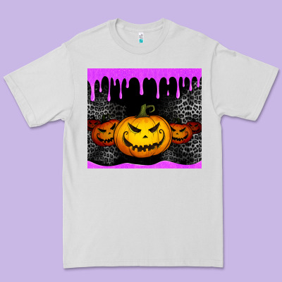 Halloween Jack O'lantern Dripping Glitter Tumbler Premium Tee Designed By Jasminsmagicworld