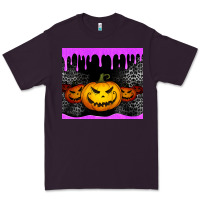 Plum halloween jack o'lantern dripping glitter tumbler Premium Tee - Jasminsmagicworld