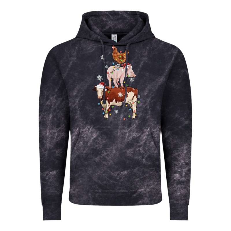 Merry Christmas Farm Animals Vintage Hoodie by MaliasSmallBusiness | Teevron