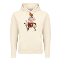 Vintage Artic Merry Christmas Farm Animals Vintage Hoodie - MaliasSmallBusiness