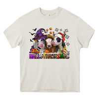 Cream hallothanksmas heifers Heavy Core Tee - Jasminsmagicworld