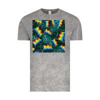 Cloud Rock Pride lgbtq flags with leopard seamless pattern Vintage Tee - BundleAndBundleShop