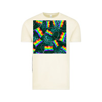 Vintage Arctic Pride lgbtq flags with leopard seamless pattern Vintage Tee - BundleAndBundleShop