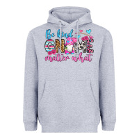 Heather Grey be kind gnome matter what Heavyweight Hoodie - OliviaCreatesArt