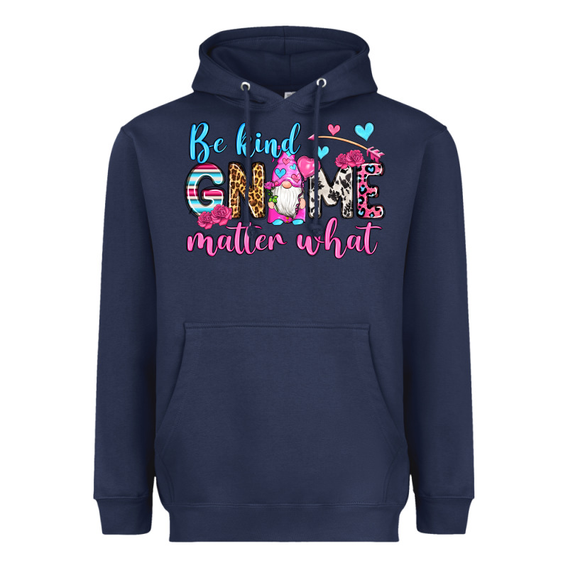 Be Kind Gnome Matter What Heavyweight Hoodie by OliviaCreatesArt | Teevron