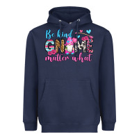 Navy be kind gnome matter what Heavyweight Hoodie - OliviaCreatesArt